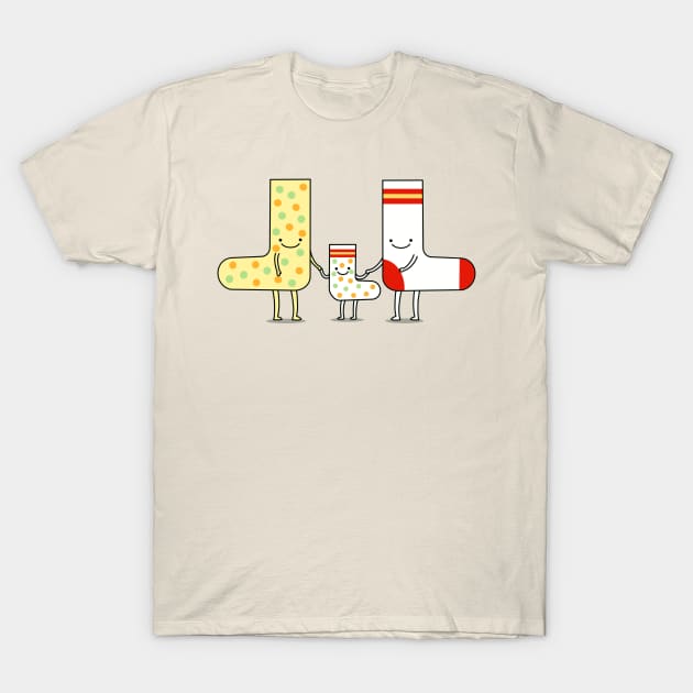 Happy family T-Shirt by milkyprint